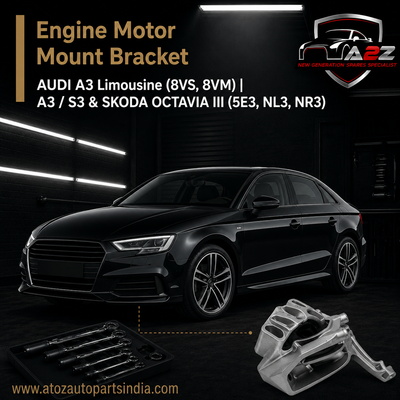 Engine Motor Mount Bracket 5Q0199262BE Compatible With AUDI A3 Limousine (8VS, 8VM) | A3 / S3 & SKODA OCTAVIA III (5E3, NL3, NR3) Tag no.1