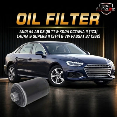 Oil Filter H14W30 & 06H115403 & OC456 06J115403A 06J115403J 06J115403M 06J115403Q 06H115561 06J115561B AUDI A4 A6 Q3 Q5 TT & KODA OCTAVIA II (1Z3) | LAURA & SUPERB II (3T4) & VW PASSAT B7 (362) Tag : 136