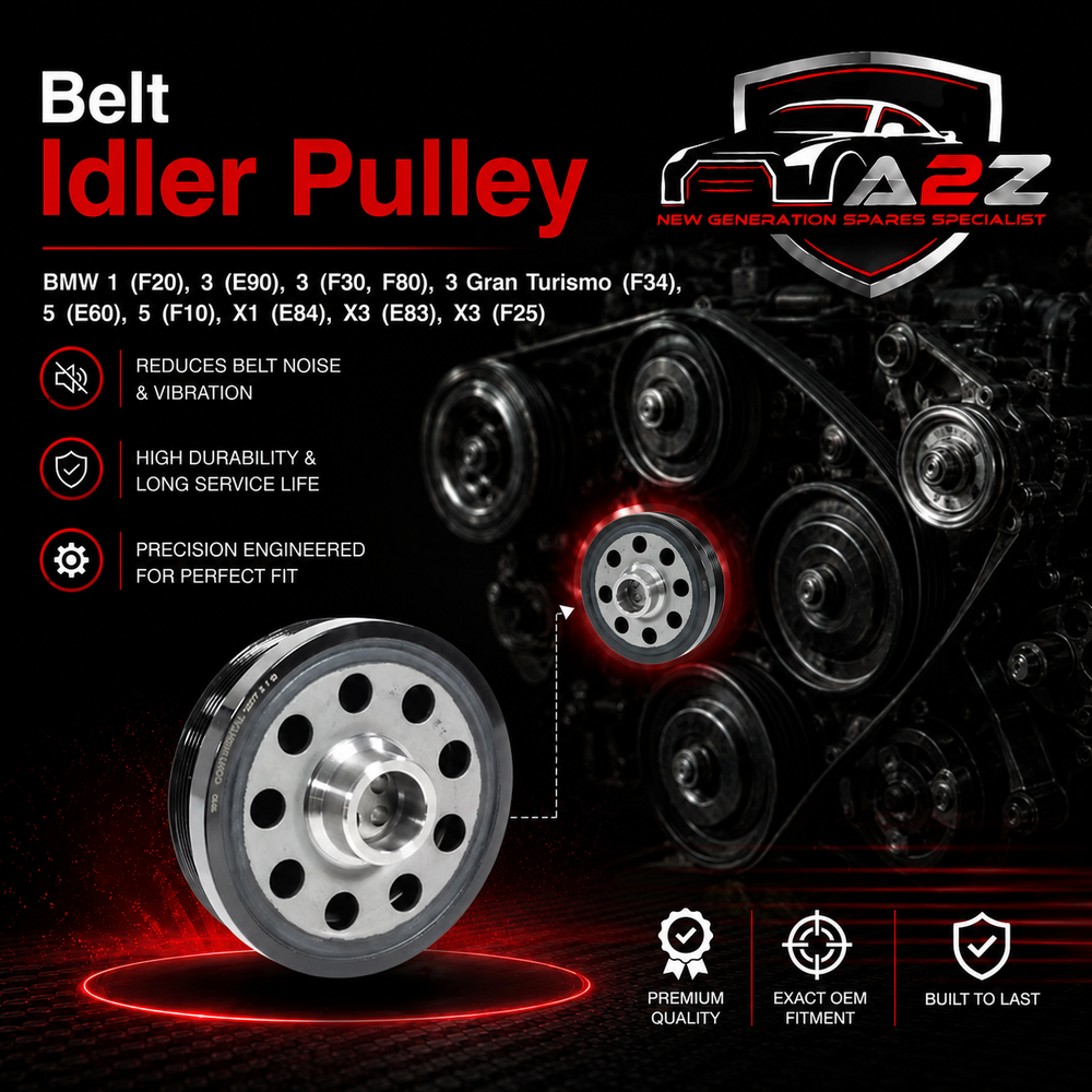 Belt Pulley VD1127 11237823191 Compatible With BMW 1 (F20), 3 (E90), 3 (F30, F80), 3 Gran Turismo (F34), 5 (E60), 5 (F10), X1 (E84), X3 (E83), X3 (F25) (CONTINENTAL)