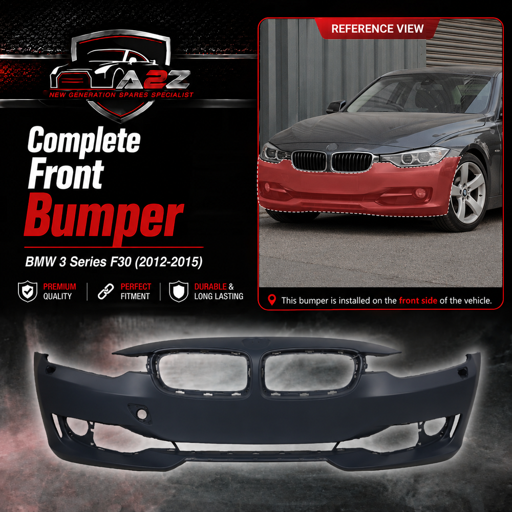 Complete Front Bumper 51117293022 Compatible With BMW 3 Series F30 (2012-2015) Tag No.432