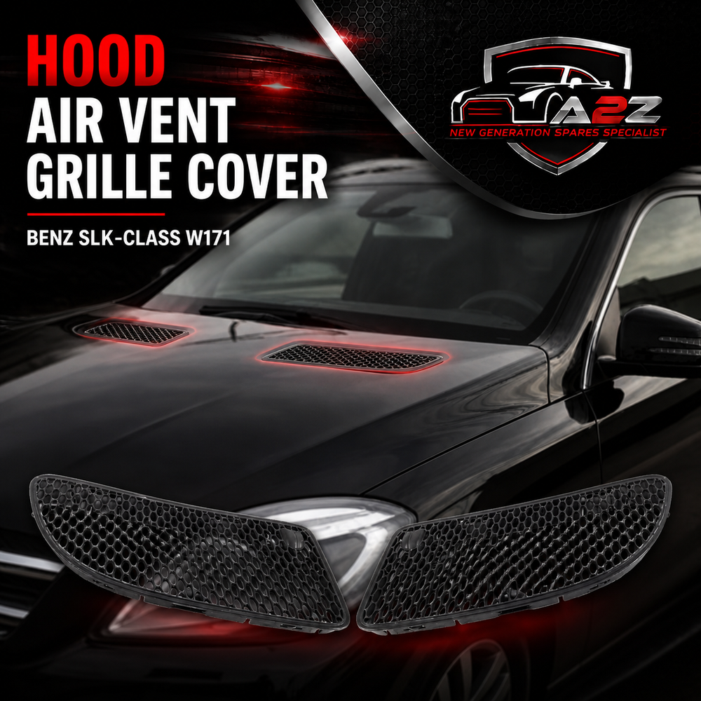 Hood Air Vent Grille Cover Set Left 1718800385 & Right 1718800485 Compatible with MERCEDES BENZ SLK-CLASS W171