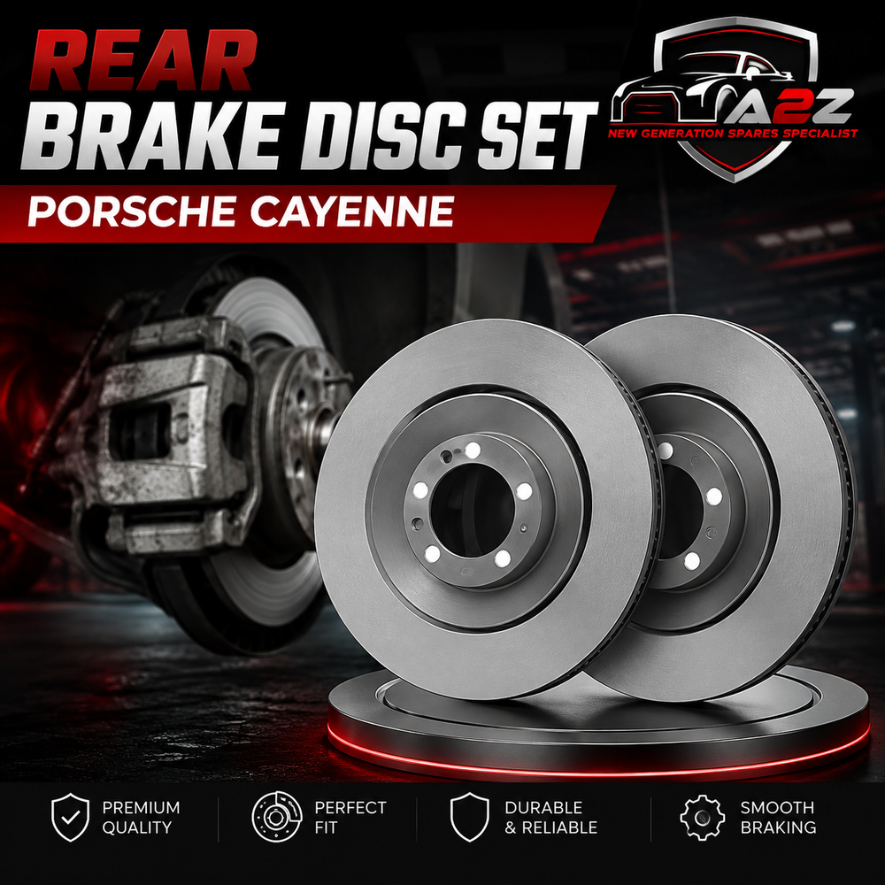 Rear Brake Disc SET 9Y0615601 Compatible With Porsche Cayenne