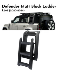 Mat Black Ladder Compatible With Land Rover Defender L633 (2020-24)
