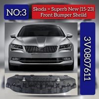 Front Bumper Shield 3V0807611 Compatible With Skoda Superb (2015-2023) Tag No.3