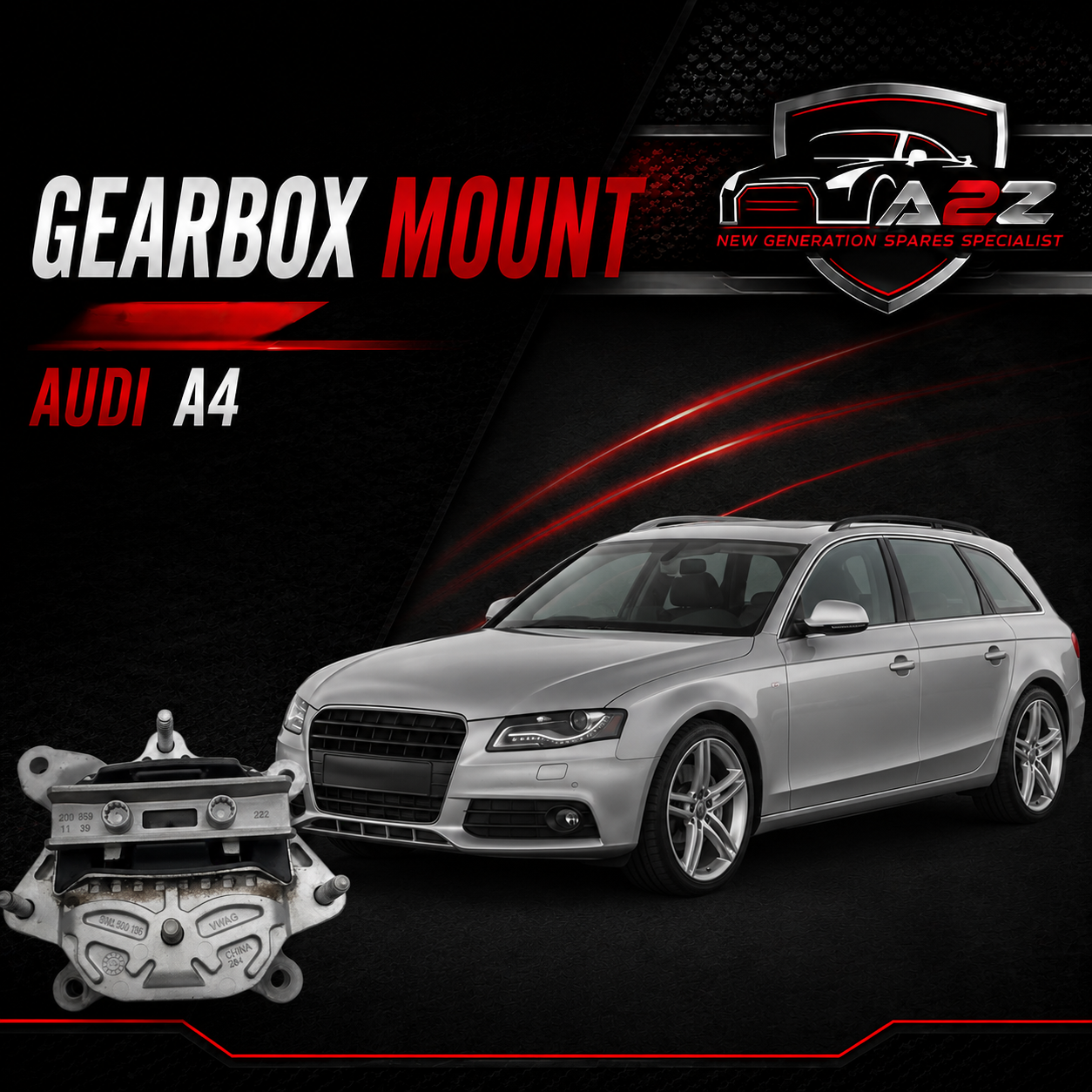 Gearbox Mount 8W0399156 4K0399156 8W0399156AN Compatible With AUDI A4