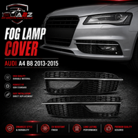 Fog Lamp Cover Compatible With AUDI A4 B8 2013-2015  Fog Lamp Cover Left 8K0807681L & Right 8K0807682M Tag-FC-12