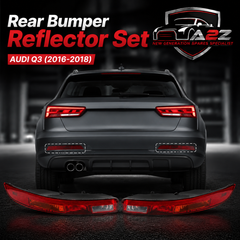 Rear Bumper Reflector Compatible With AUDI Q3 8UB, 8UG Rear Bumper Reflector Left 8U0945095B & Right 8U0945096B (2016-2018) Tag-RB-156