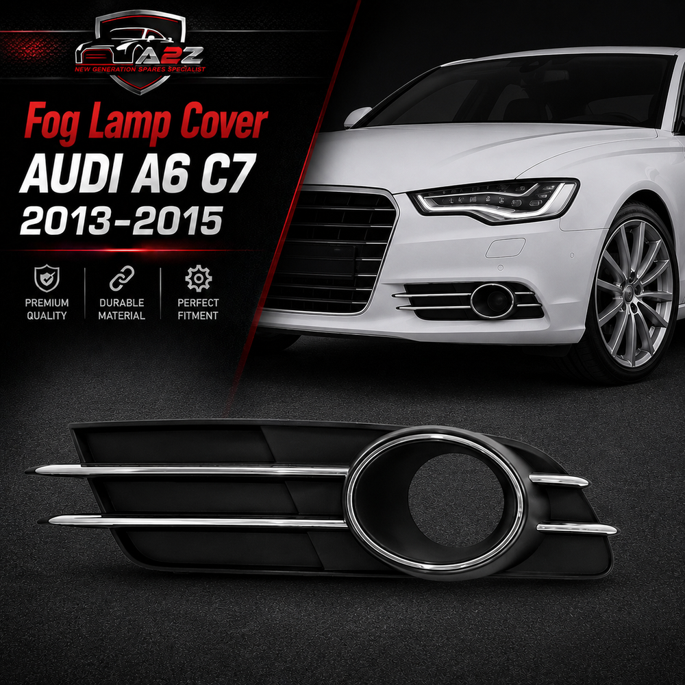 Fog Lamp Cover Left 4GD807681B & Right 4GD807682B Compatible With AUDI A6 C7 2013-2015 Tag No.38