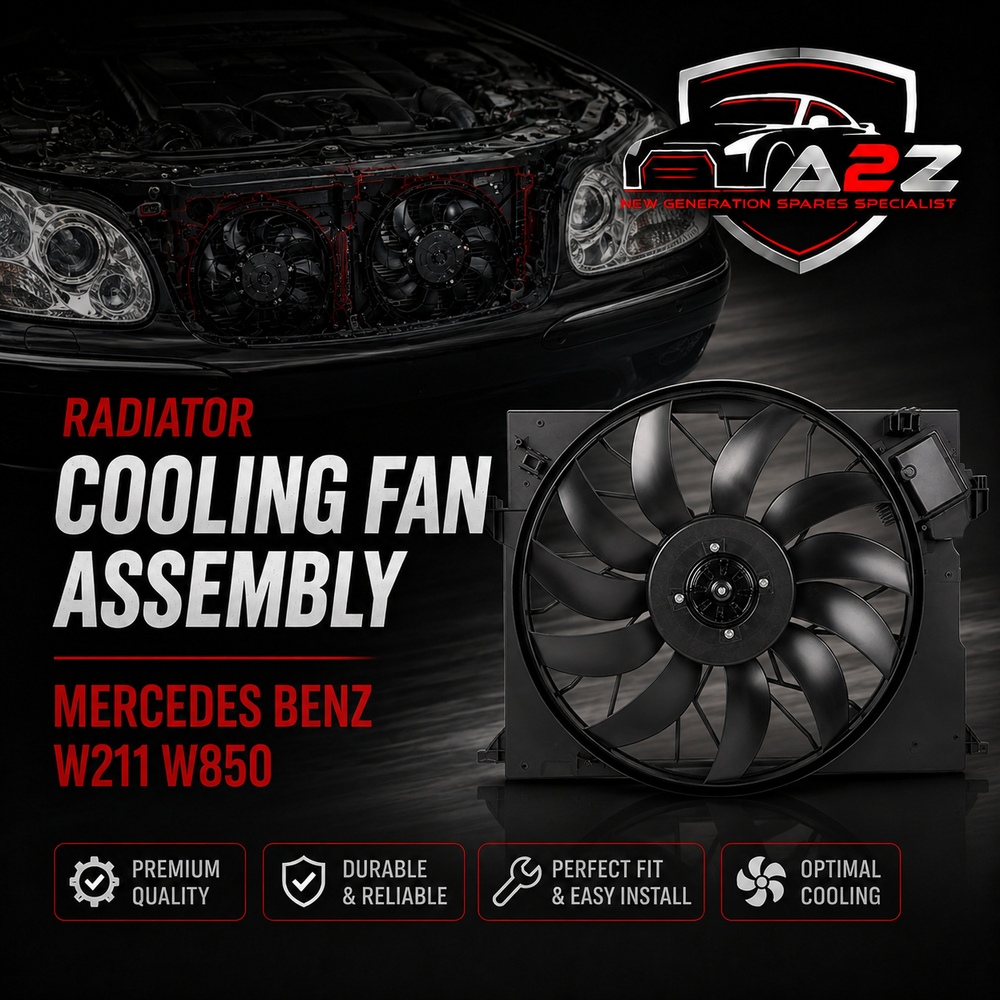 Radiator Cooling Fan Assembly 2115001893 Compatible With Mercedes Benz W211 W850