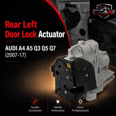 Rear Left Door Lock Actuator 8K0839015A Compatible With AUDI A4 A5 Q3 Q5 Q7 (2007-17)