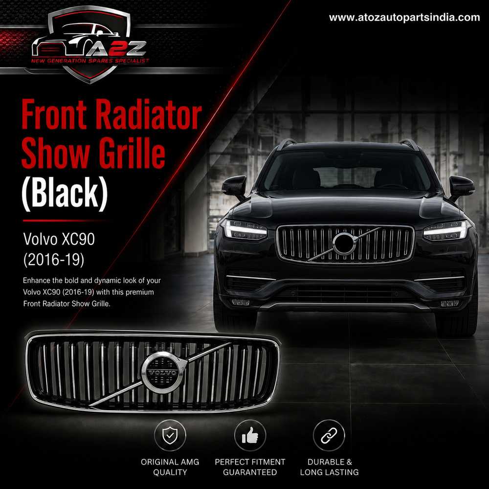 Front Radiator Show Grille (Black) 32228108 Compatible With Volvo XC90 (2016-19)