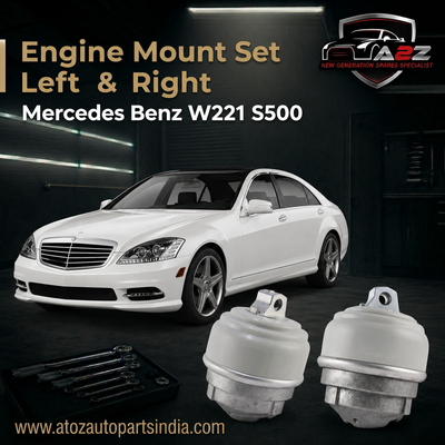 Engine Mount Set Left 2212406217 & Right 2212406317 Compatible With Mercedes Benz W221 S500
