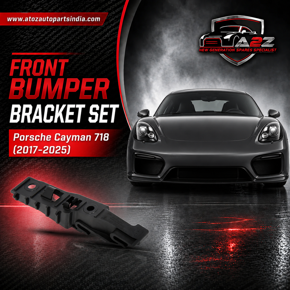 Front Bumper Bracket Set Right 982807056 & Left 982807055 Compatible With Porsche Cayman 718 (2017-2025) Tag No.402