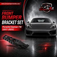 Front Bumper Bracket Set Right 982807056 & Left 982807055 Compatible With Porsche Cayman 718 (2017-2025) Tag No.402