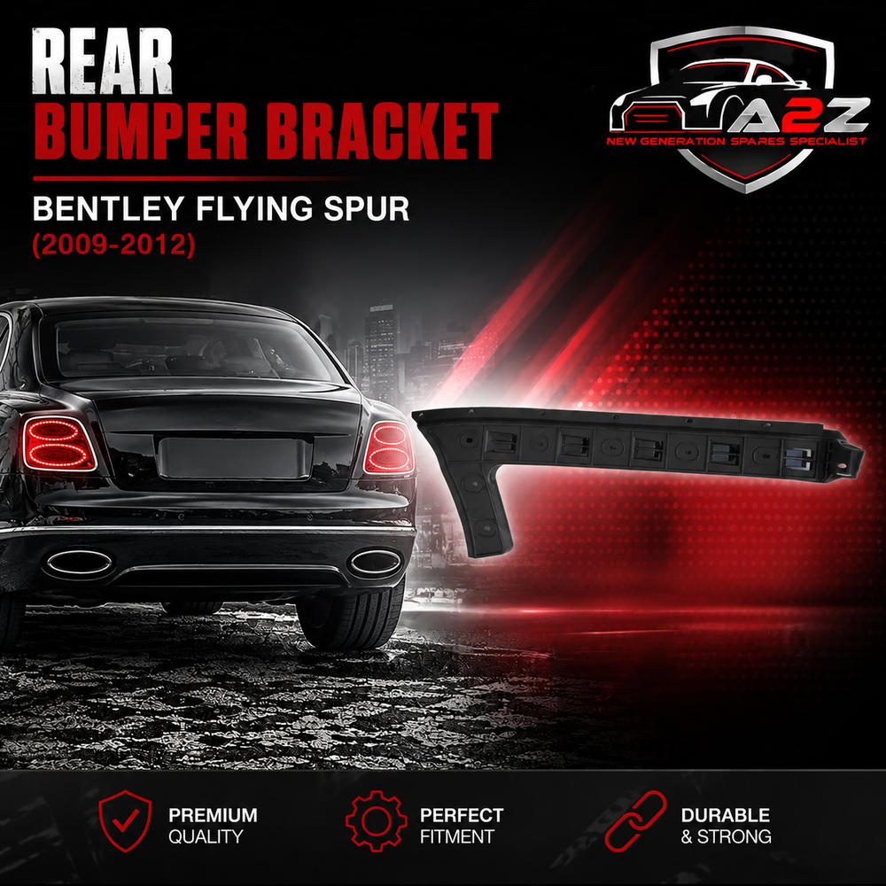 Rear Bumper Bracket Left 3W5807375 & Right 3W5807376 Compatible With Bentley Flying Spur (2009-2012) Tag No.4004