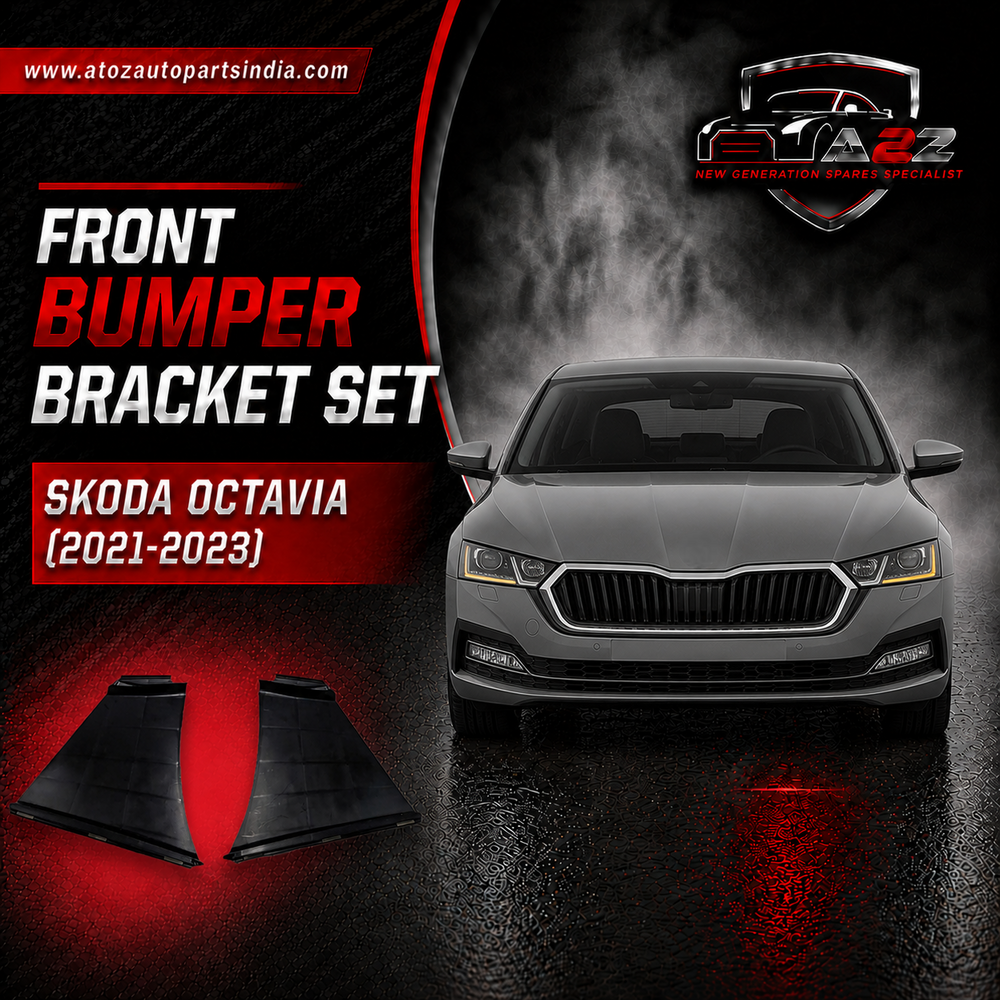 Front Bumper Bracket Set Left 5E3121763 & Right 5E3121764 Compatible With Skoda Octavia (2021-2023) Tag No.361