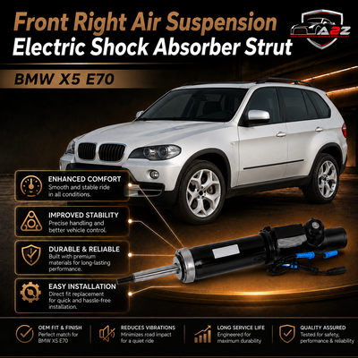 Front Right Air Suspension Electric Shock Absorber Strut 37116788762 Compatible With BMW X5 E70