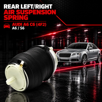 Rear Left/Right Air Suspension Spring 4M0616001J 4F0616001J Compatible With AUDI A6 C6 (4F2) | A6 / S6