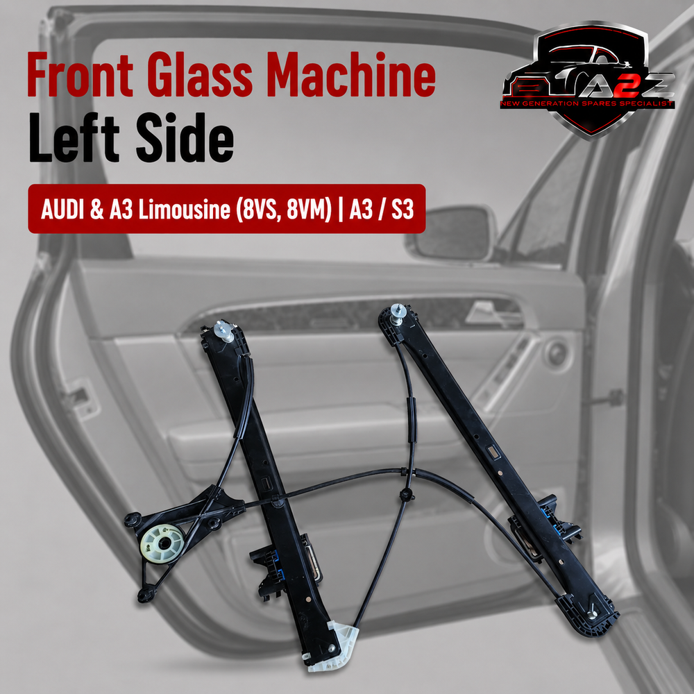 Front Glass Machine Left Side 8V4837461 Compatible With  AUDI & A3 Limousine (8VS, 8VM) | A3 / S3