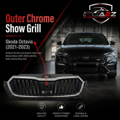 Outer Chrome Show Grill 5E3853761 5E3853653 5E3853343 Compatible With Skoda = Octavia (2021-2023) Tag No.81