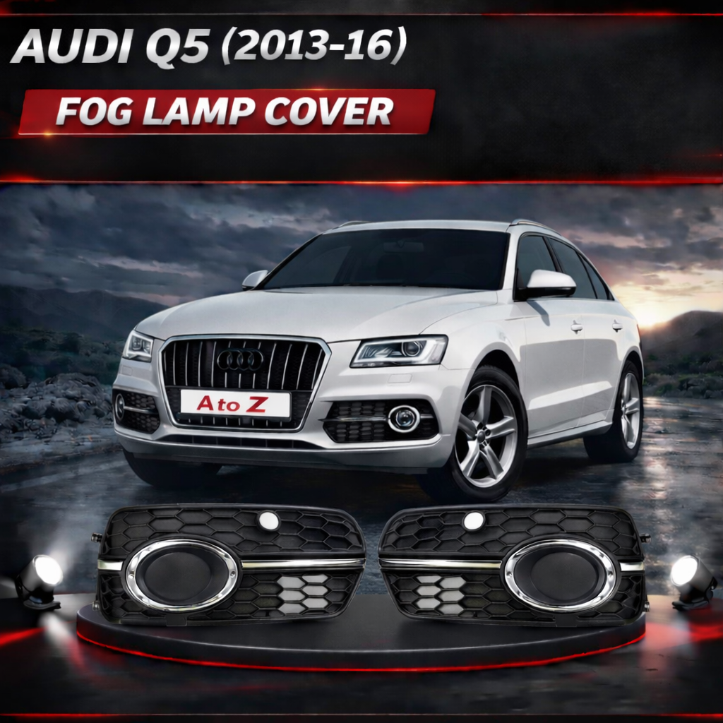 Fog Lamp Cover Left 8R0807681S & Right 8R0807682S Compatible With AUDI Q5 2013-2016 Tag-FC-91 Fog No.91