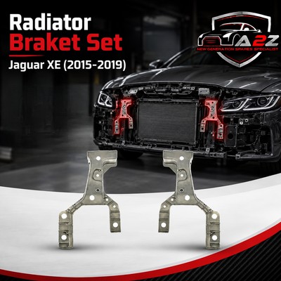 Radiator Braket Set Left T2H12476 & Right T2H12475 Compatible With Jaguar XE (2015-2019) Tag No.3553