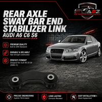 Rear Axle Sway Bar End Stabilizer Link Right & Left 4F0505465N Set Compatible With AUDI A6 C6 (4F2) | A6 / S6
