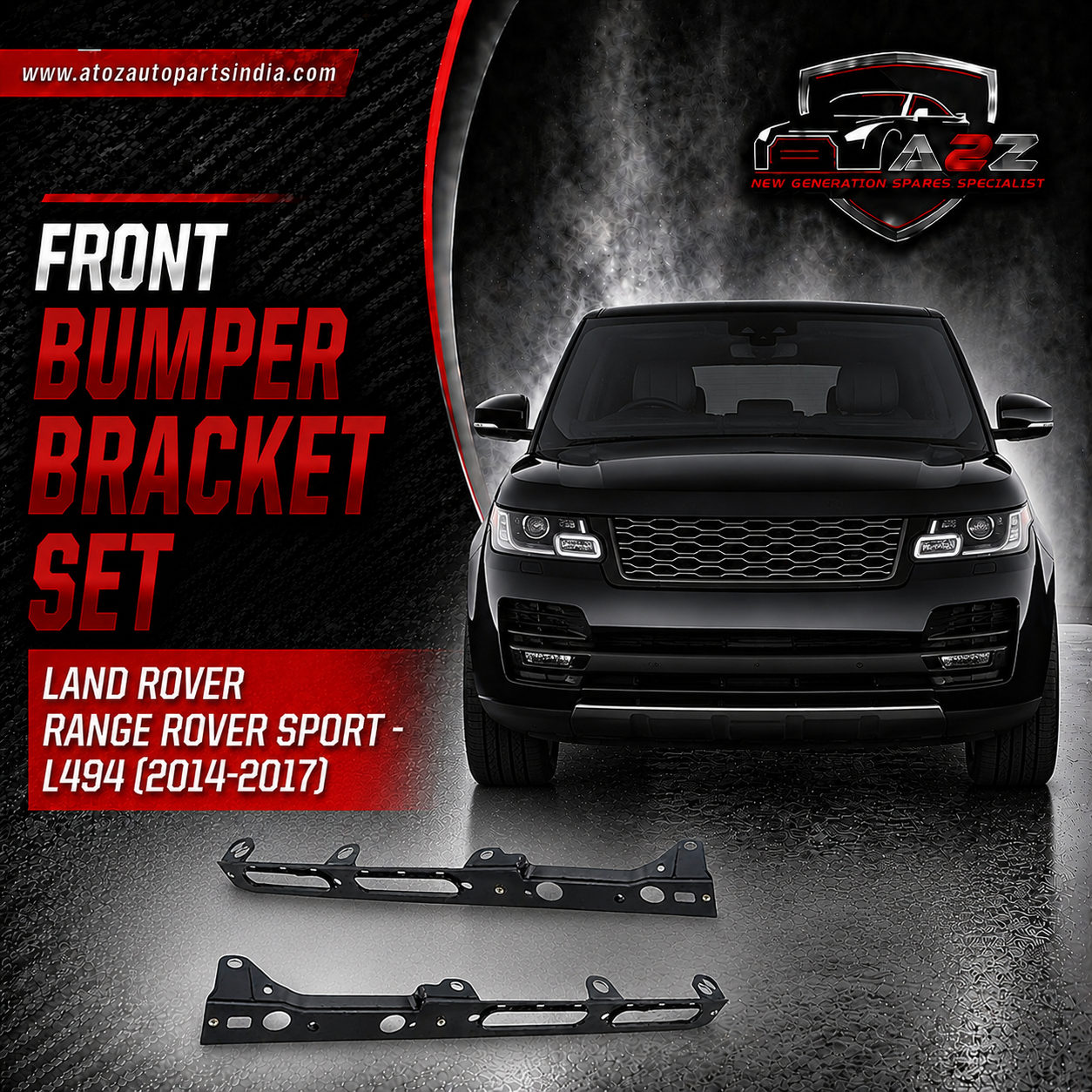 Fender Brackets Right LR045798 & Left LR045799 Compatible With Land Rover Range Rover Sport - L494 (2014-2017) Tag No.3207