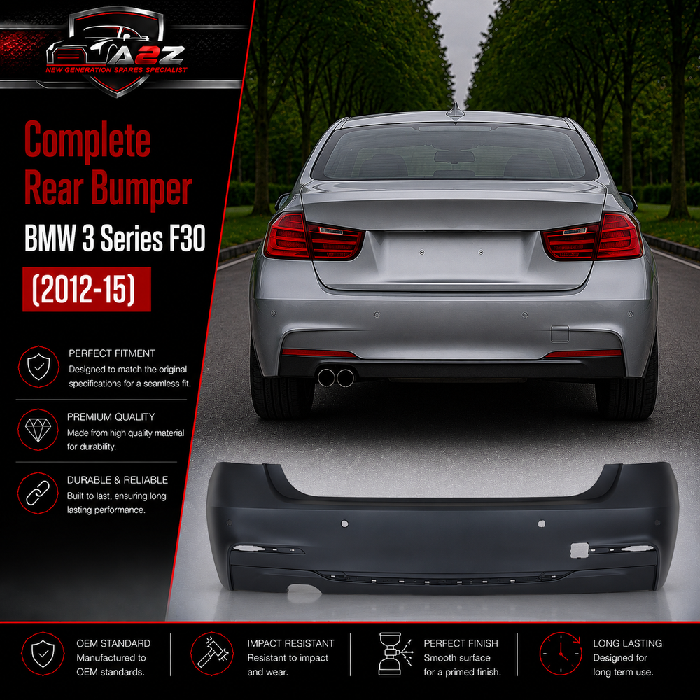 Rear Bumper 51127312733 Compatible With BMW 3 Series F30 (2012-15) Tag No.120