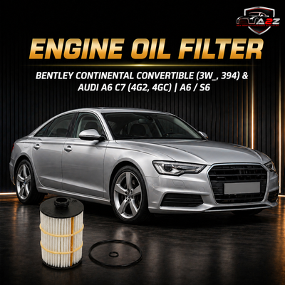 Engine Oil Filter E861H D413 & 079198405D 079115561J  & OX1123D Compatible With BENTLEY CONTINENTAL Convertible (3W_, 394) & AUDI A6 C7 (4G2, 4GC) | A6 / S6 - Tag 244