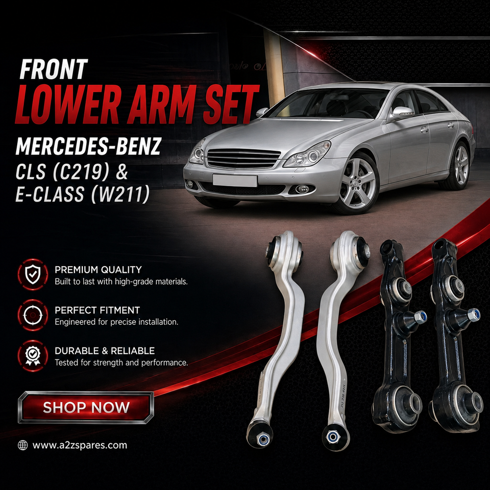 Front Lower Control Arm (Set Of 4) 2113308107 2113308207 2113304311 2113304411 Compatible with MERCEDES-BENZ CLS (C219) & E-CLASS (W211)