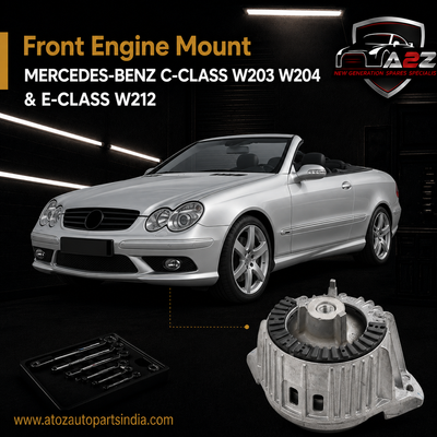 Front Engine Mount Set Left 2122404117 & Right 2122404217 Compatible With MERCEDES-BENZ C-CLASS W203 W204 & E-CLASS W212 (651 Engine DSL)