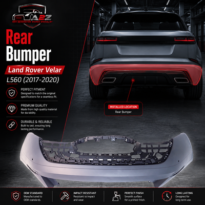 Rear Bumper LR093477 Compatible With Land Rover Velar L560