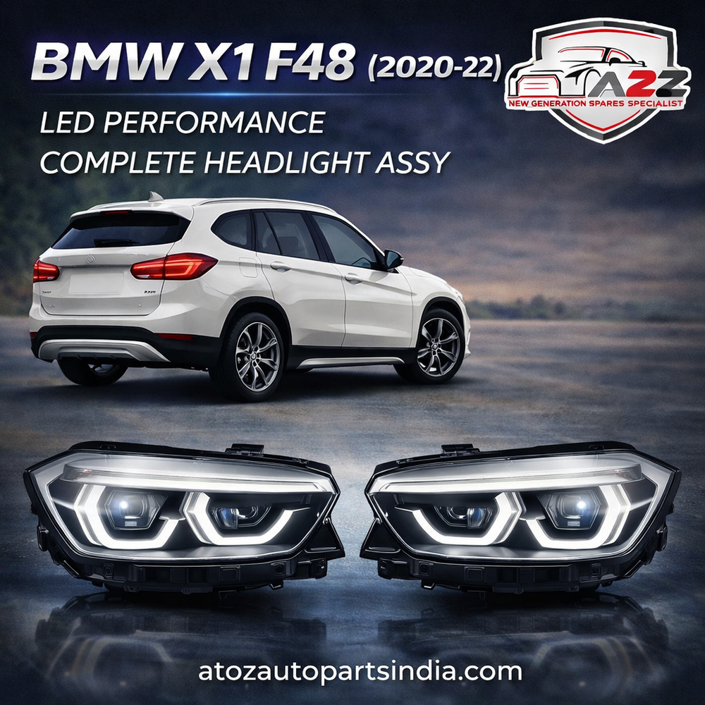 Complete Headlight Left 63119477811 Right 63119477812 Compatible With BMW X1-F48 LCI (2020-2022)