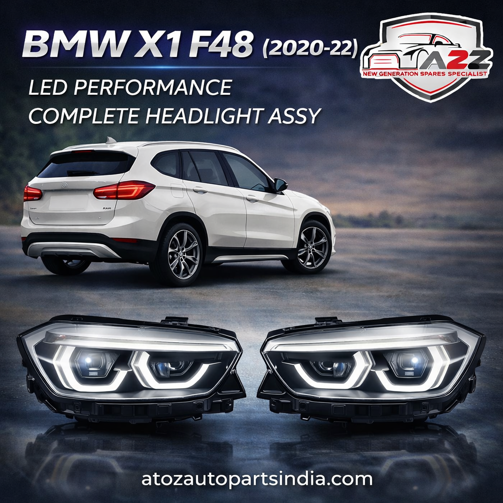 Complete Headlight Left 63119477811 Right 63119477812 Compatible With BMW X1-F48 LCI (2020-2022)