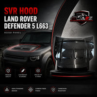 SVR Hood Compatible With Land Rover Defender 5 L663