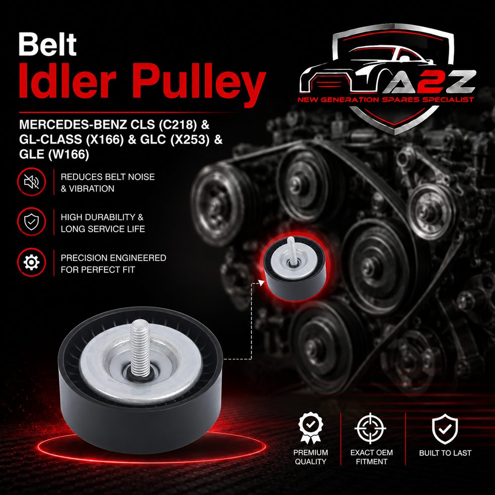 Belt Idler Pulley 6422002070 Compatible with MERCEDES-BENZ CLS (C218) & GL-CLASS (X166) & GLC (X253) & GLE (W166) Tag No.6