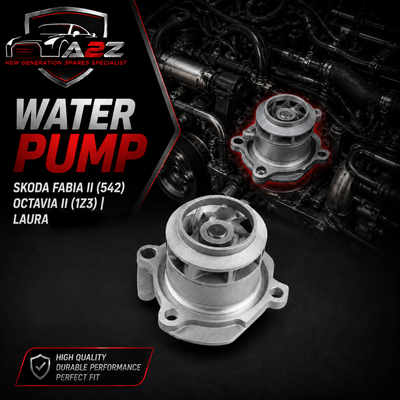 Water Pump WP6001 045121011F Compatible With SKODA FABIA II (542) OCTAVIA II (1Z3) | LAURA (CONTINENTAL)
