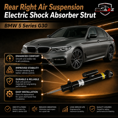 Rear Right Air Suspension Electric Shock Absorber Strut 37106886888 37106866400 Compatible With BMW 5 Series G30