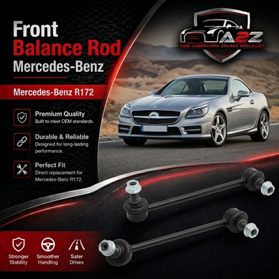 Front balance rod ball head Left Left 1723230117 Right 1723230217 Compatible With Mercedes-Benz FOR (SLK) W172Right 1723230217 Compatible With Mercedes-Benz FOR (SLK) W172
