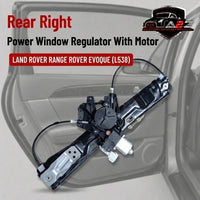 Rear Right  Power Window Regulator With Motor LR026717 Compatible with LAND ROVER RANGE ROVER EVOQUE (L538)