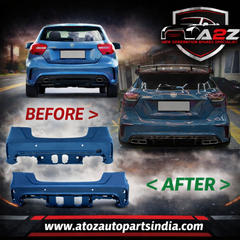 A To Z Compatible With Mercedes Benz A Class W176 (2012-2016) Rear Bumper Upgrade Convert To Amg amg45 Bumper Body Kit GC W176-007 CC-9460 (Shipping Cost Not Included In Price)