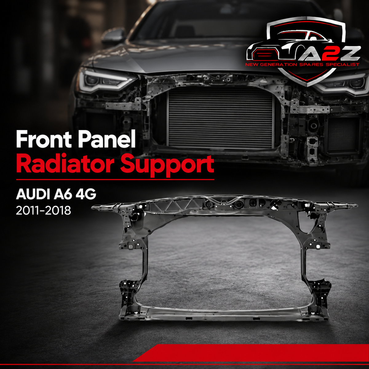 Front Panel Radiator Support 4GD805594 Compatible with AUDI A6 4G