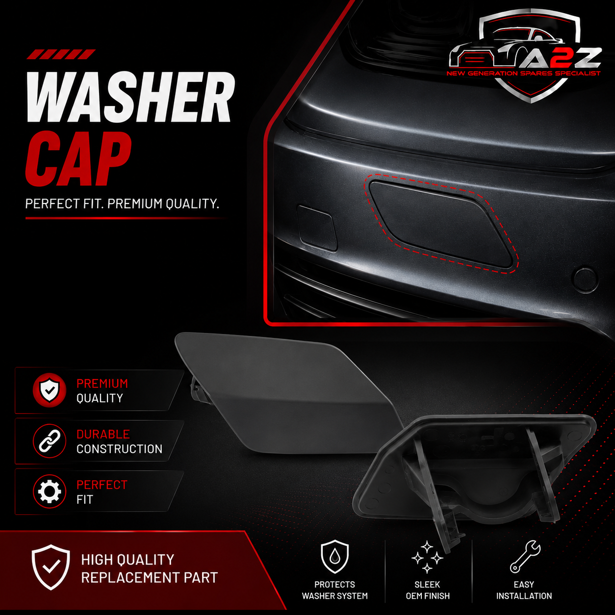 Washer Cap 51118056613 Compatible With BMW F35