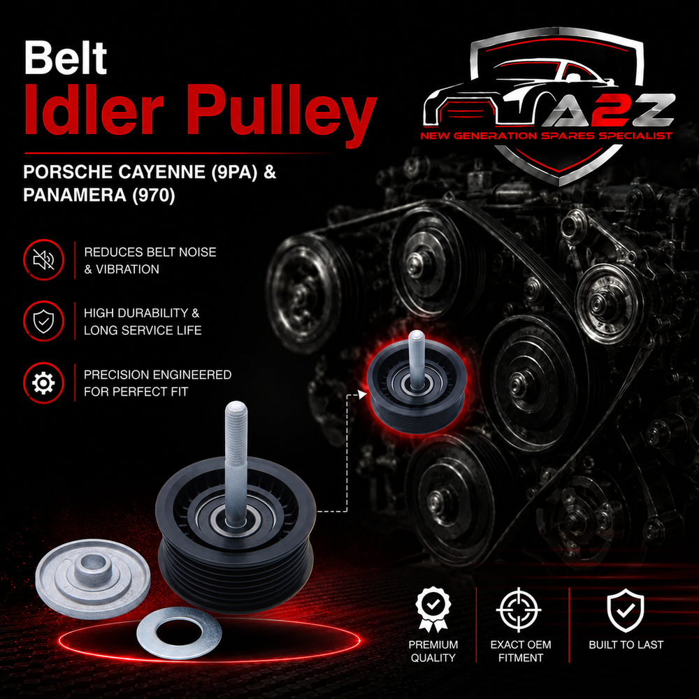 Belt Idler Pulley 7PP145276 95510211910 Compatible with PORSCHE CAYENNE (9PA) & PANAMERA (970)
