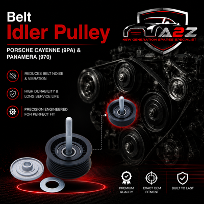Belt Idler Pulley 7PP145276 95510211910 Compatible with PORSCHE CAYENNE (9PA) & PANAMERA (970)