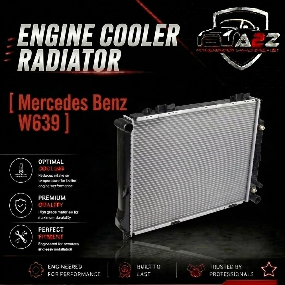 Engine Cooling Radiator 6395011101 Compatible With Mercedes Benz W639