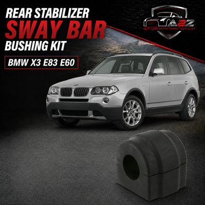 Rear Stabilizer Sway Bar Bushing Kit 33556766510 Compatible With BMW X3 E83 E60
