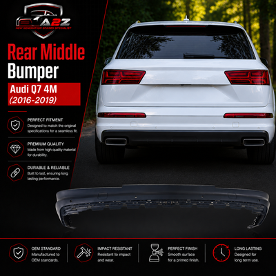 Rear Middle Bumper 4M0807067D Compatible With Audi Q7 4M (2016-2019) Tag No.215B