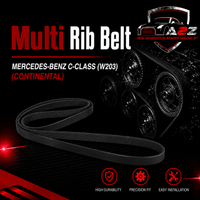 Multi Rib Belt 6PK2135 A0029930996 Compatible With MERCEDES-BENZ C-CLASS (W203) (CONTINENTAL)